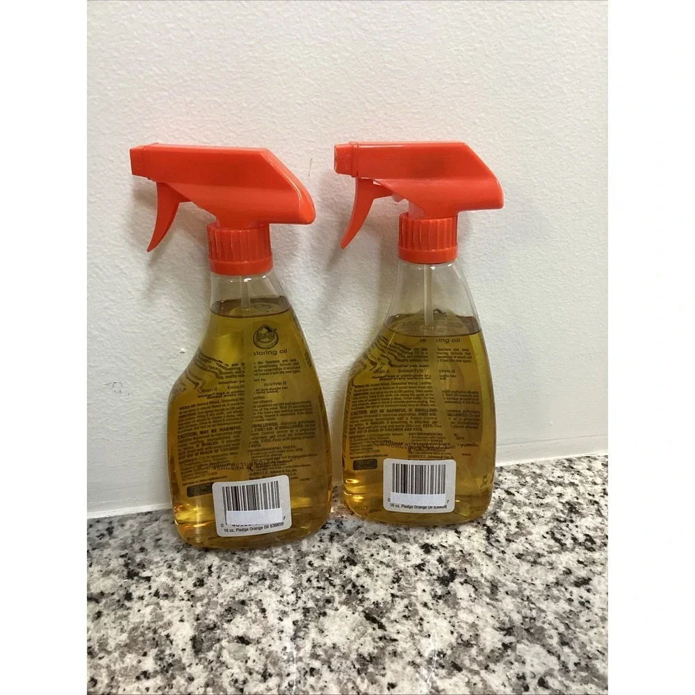 Furniture Spray Cleaner Restore Shine Orange Oil Polish Indoor Home Use 16oz US